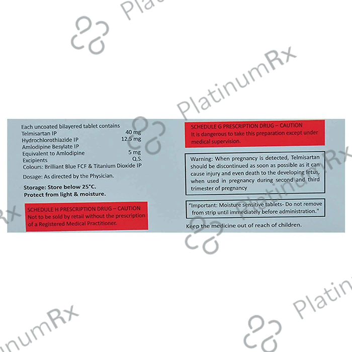 Cortel Trio 5/12.5/40mg Tablet 15s