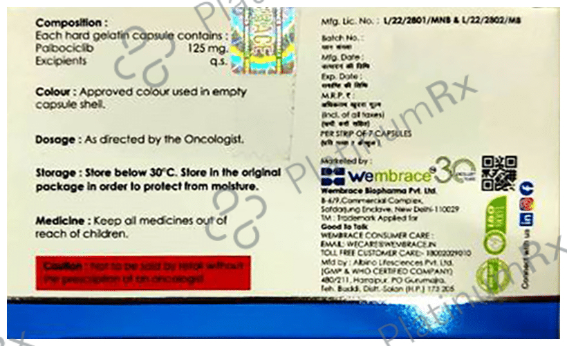 Webace 125mg Capsule