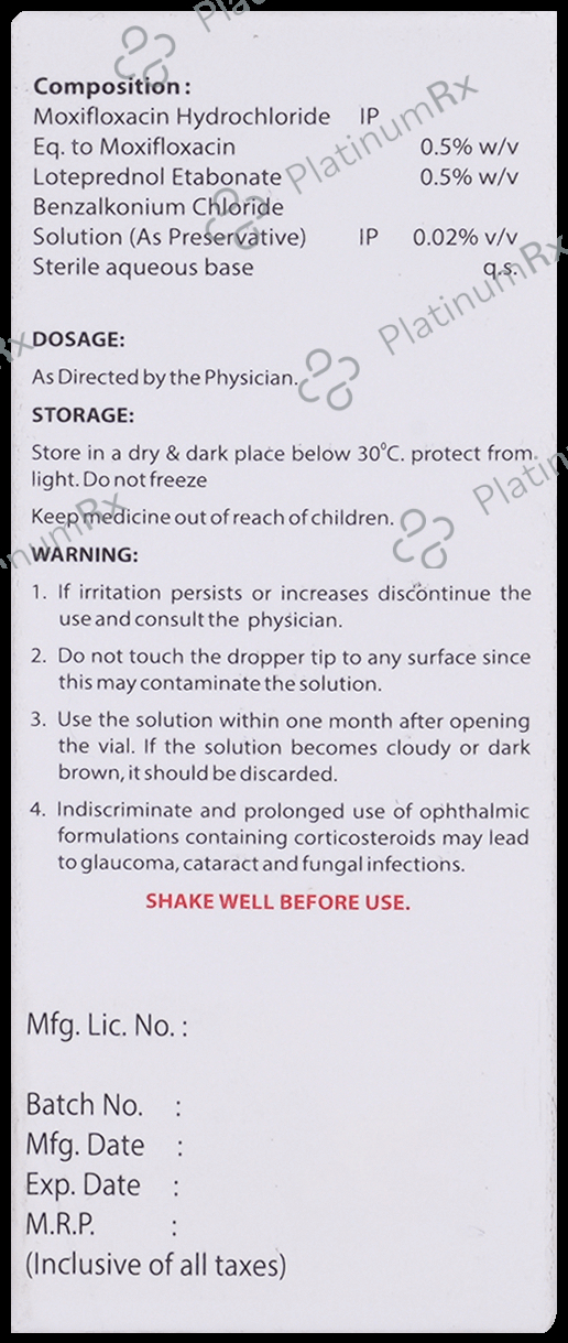 Moxitak LP Eye Drop