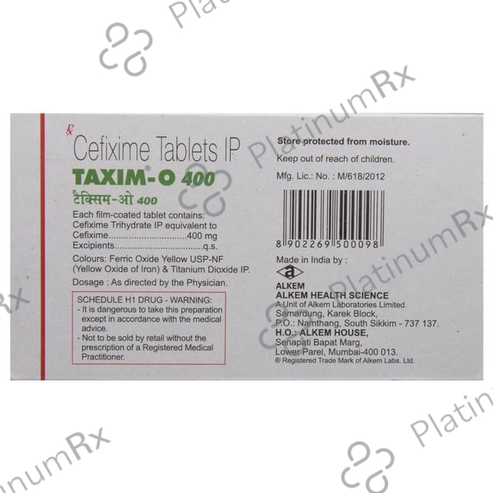 Taxim O 400mg Tablet 10s