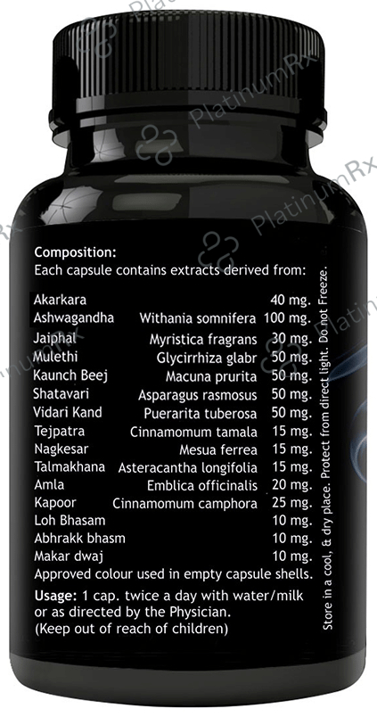 Big Rocket Men's Health Multi-Vitamin Supplement Ayurvedic Capsule