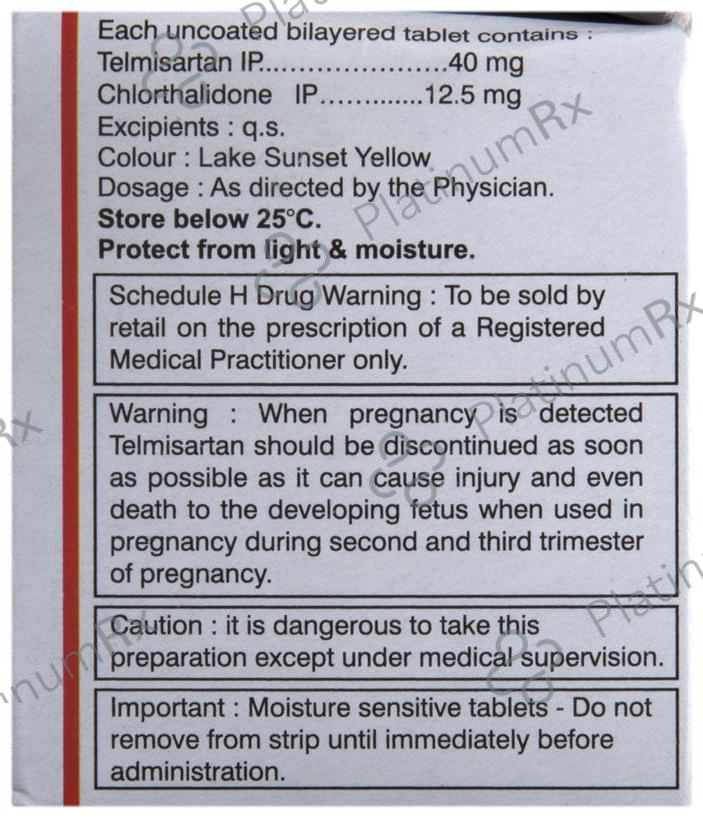 Tazloc CT 40/12.5mg Tablet 10s