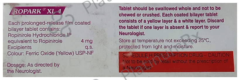 Ropark XL 4mg Tablet 10s
