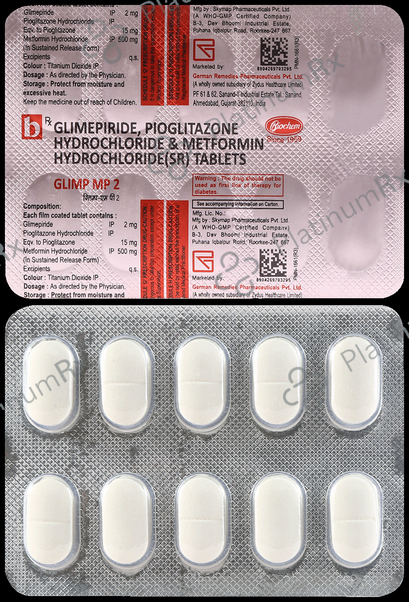 Glimp MP 2/500/15mg SR Tab 10s