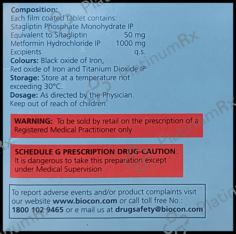 Tergra M Forte 50/1000mg Tablet 10s