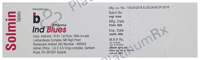 Solmin Tablet