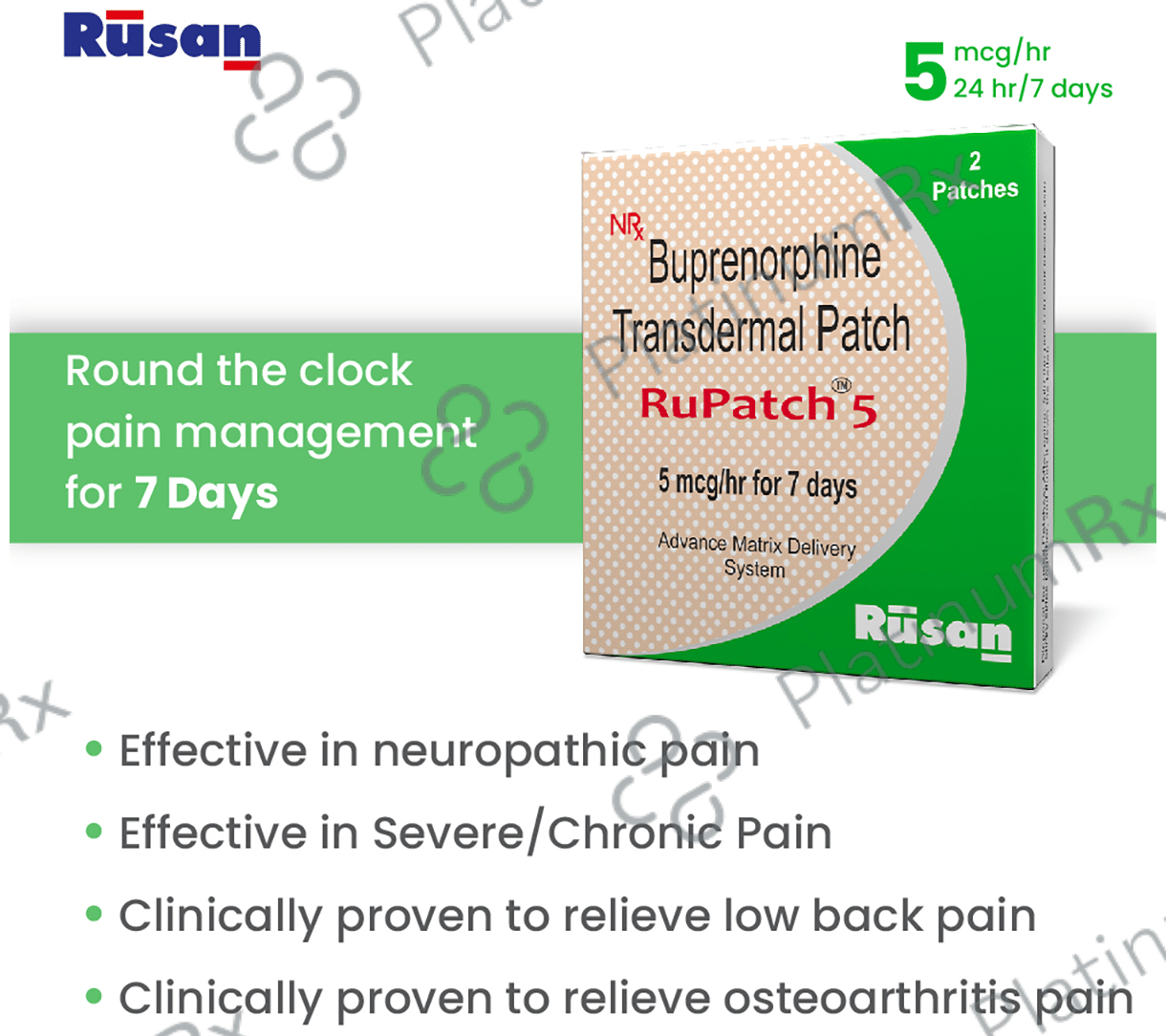 Rupatch 5mg Transdermal Patch