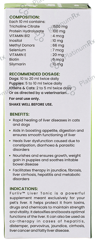 Wiggles FurLiv Liver Tonic & Appetizer for Dogs & Cats