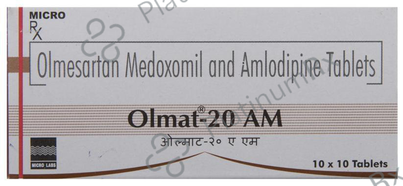 Olmat 20 AM Tablet 10 Tablet