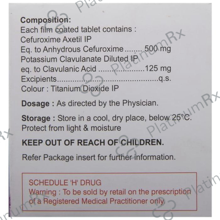 Augxetil CV 500 Tablet