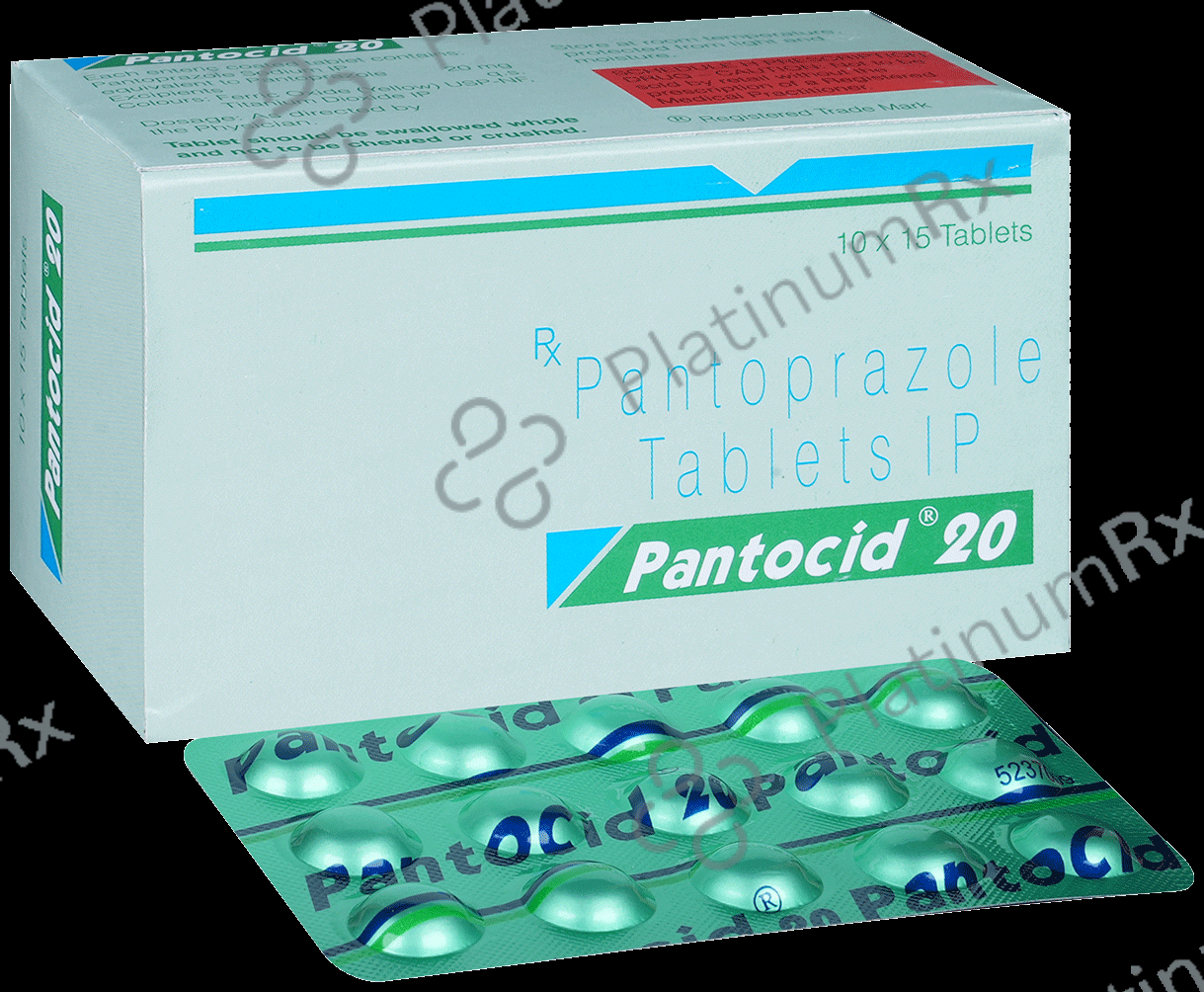Pantocid 20mg Tablet 15s