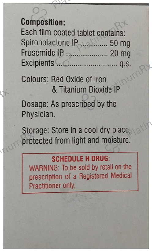 Spiromide 20/50mg Tablet 10s