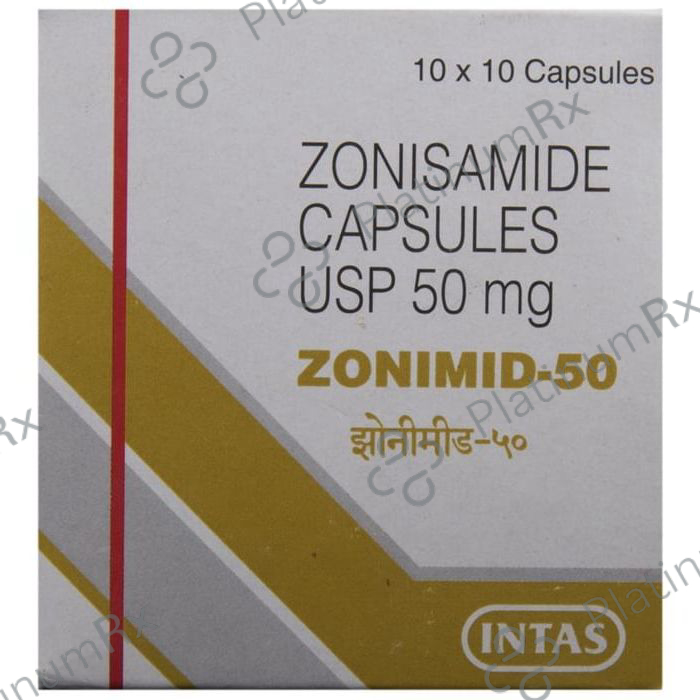 Zonimid 50mg Capsule 10s