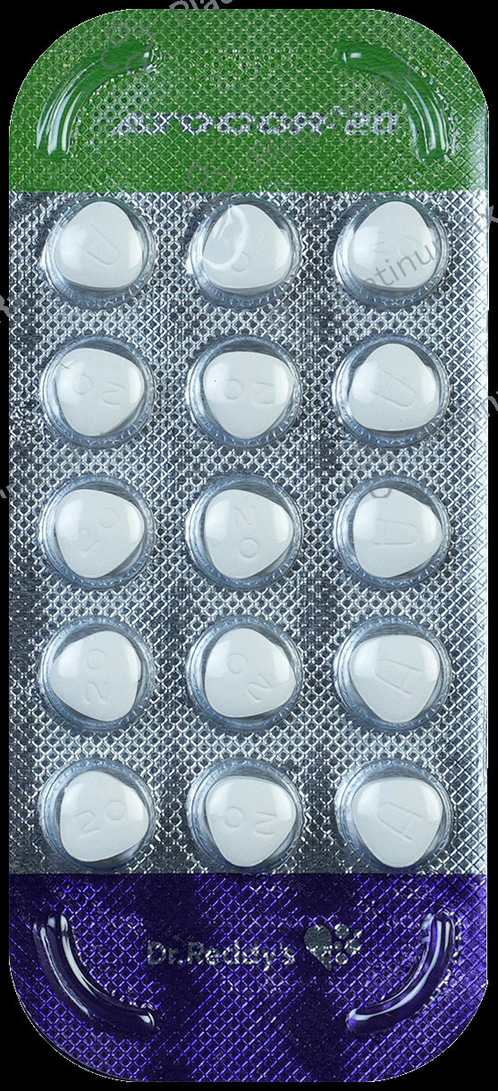 Atocor 20mg Tablet 15s