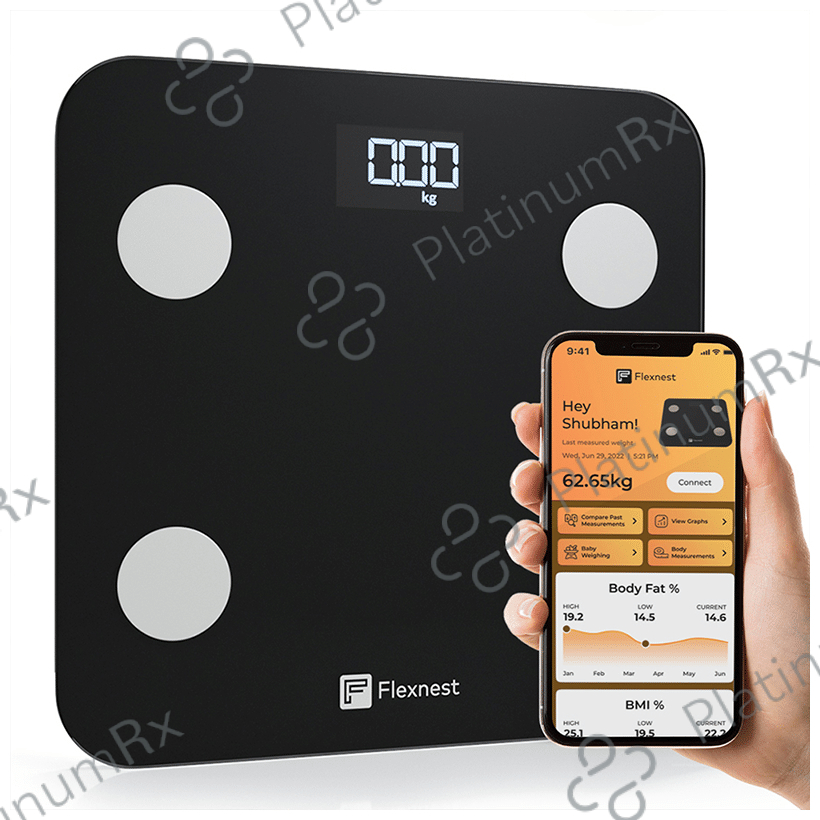 Flexnest Flexscale Smart Bluetooth Body Fat Weighing Scale Weight Machine