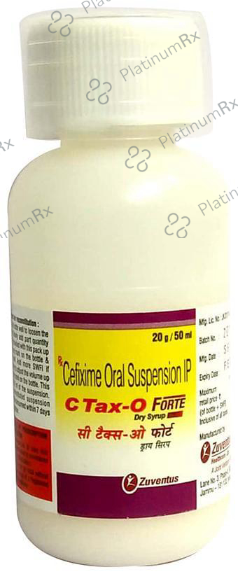 C Tax-O Forte Dry Syrup 50 Oral Suspension