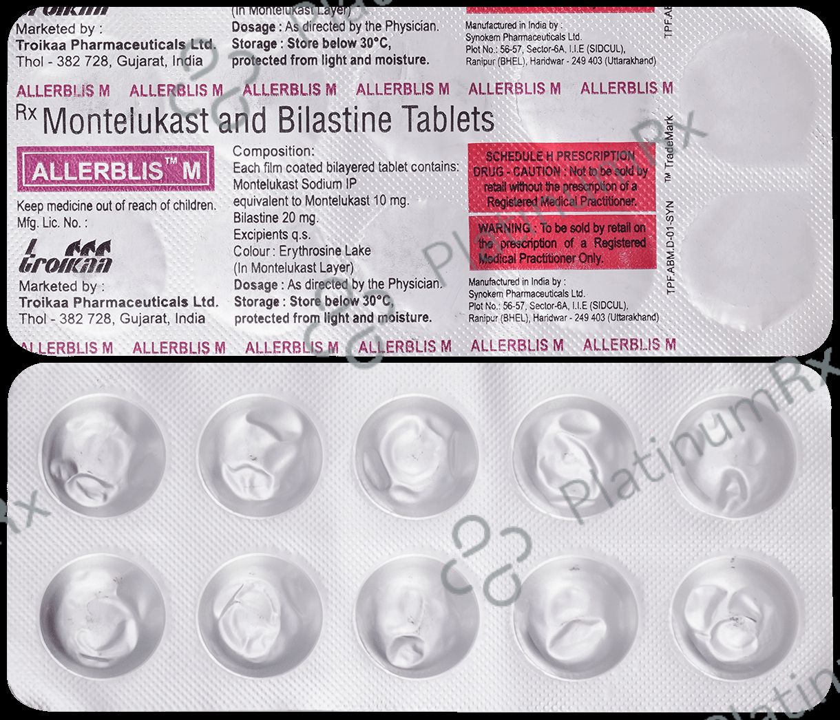 Allerblis M 20/10mg Tablet 10s