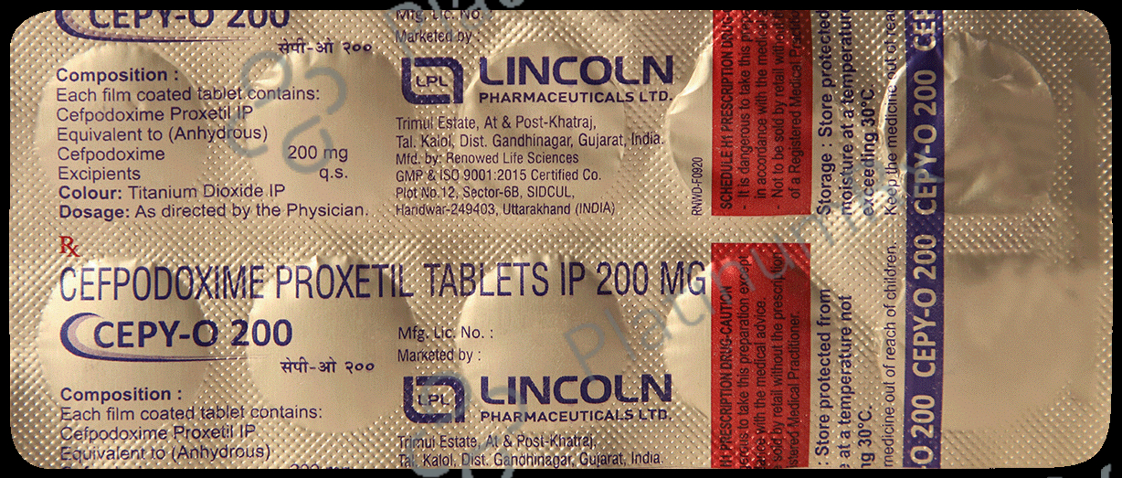 Cepy O 200mg Tablet