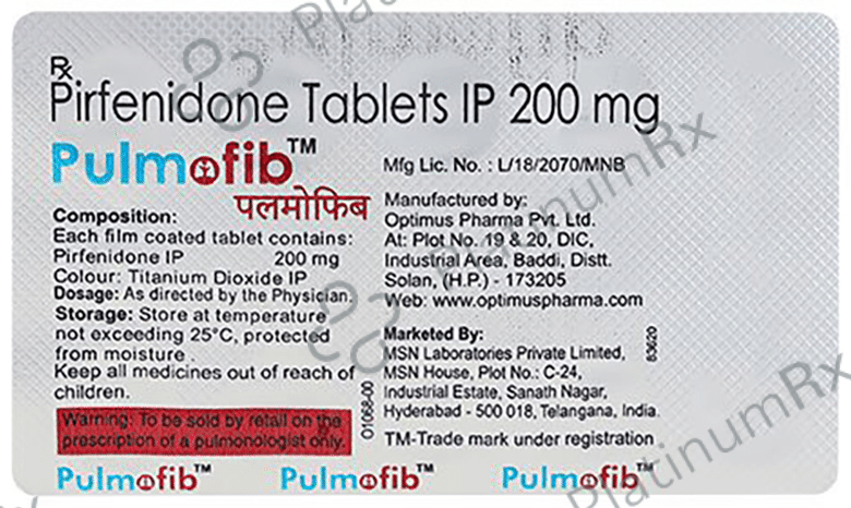 Pulmofib 200mg Tablet 10s
