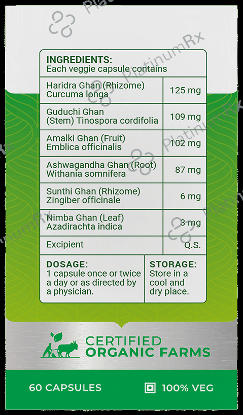 Nisarga Herbs Imuplus Veggie Capsule 60 vegicap