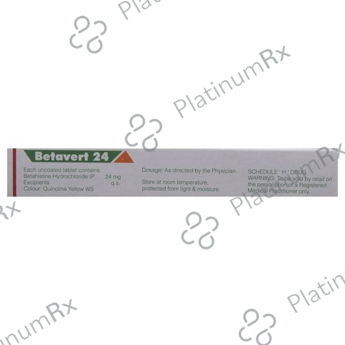 Betavert 24mg Tablet 10s