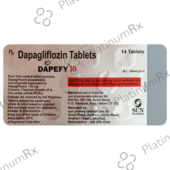 Dapefy 10mg Tablet 14s