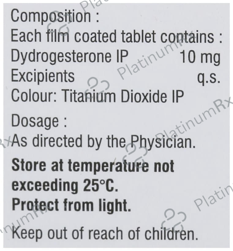 Dydrofem 10mg Tablet 10s