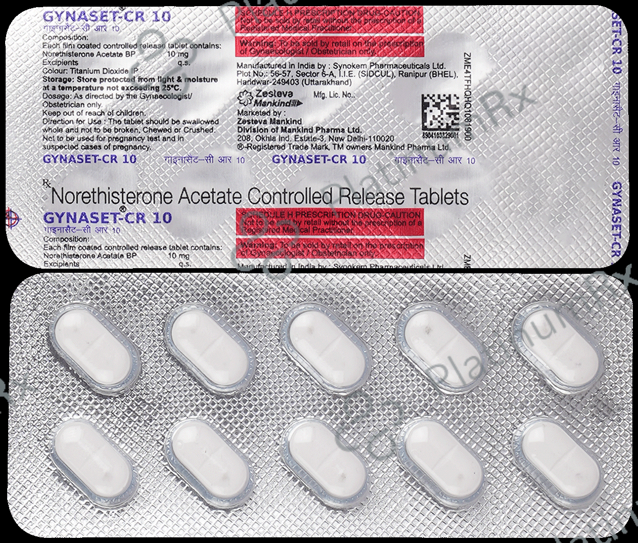 Gynaset CR 10mg Tablet 10s