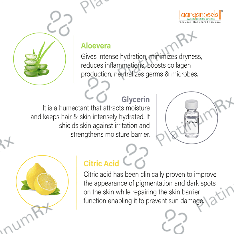 Aryanveda Aloevera Moisturizer Gel