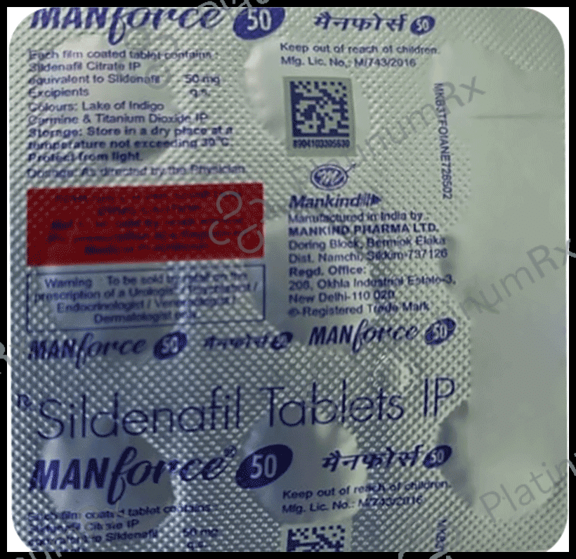Manforce 50mg Tablet 9s