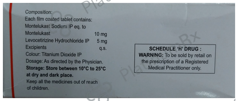Alerfix M 5/10mg Tablet 15s
