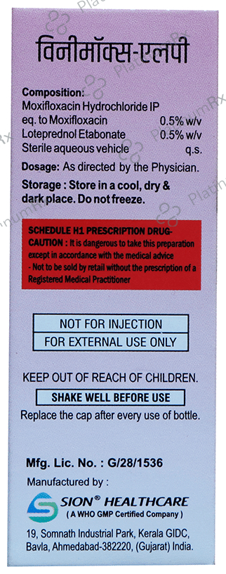 Winimox-LP Eye Drop BAK Free