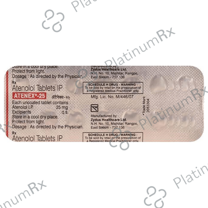 Atenex 25mg Tablet