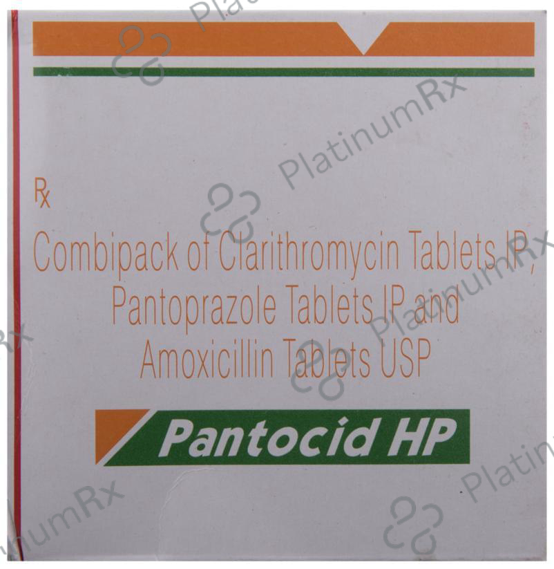 Pantocid HP 750/500/40mg Tablet Combipack 6s