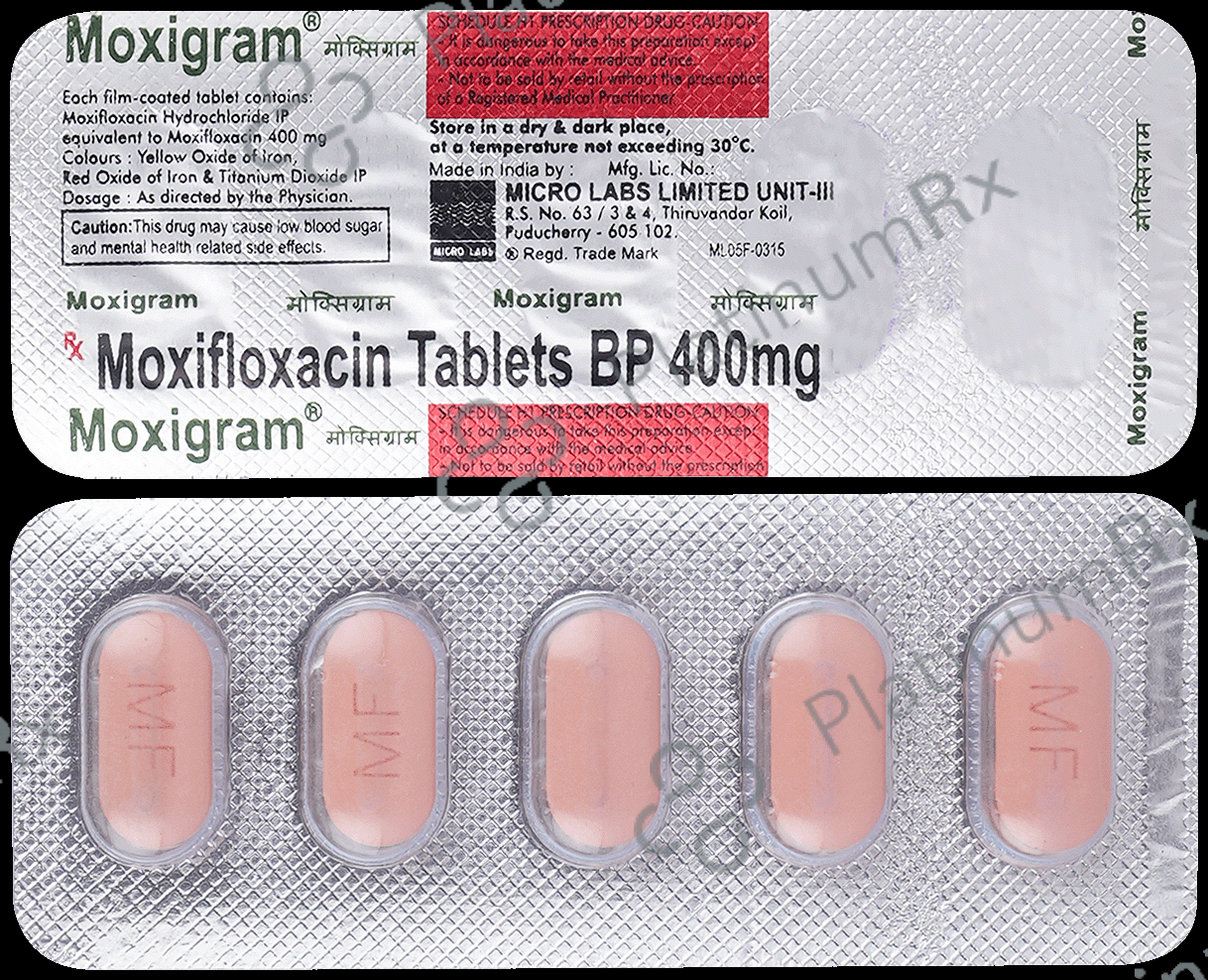 Moxigram 400mg Tablet 5s