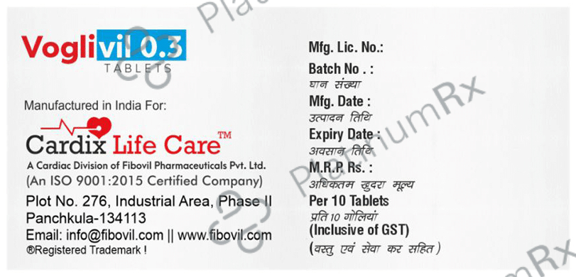 Voglivil 0.3mg Tablet