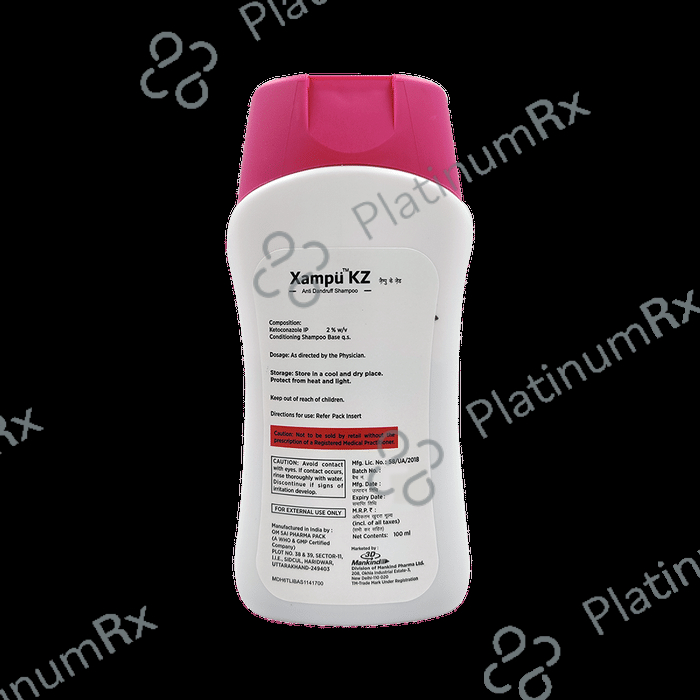 Xampu KZ 2% Anti Dandruff Shampoo 100ml