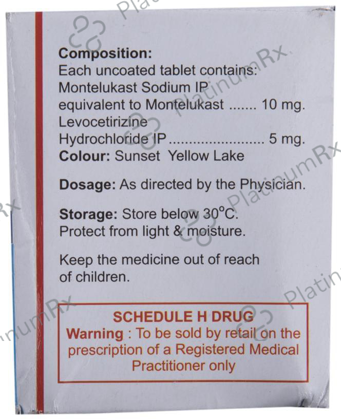 MTnL 5/10mg Tablet 10s
