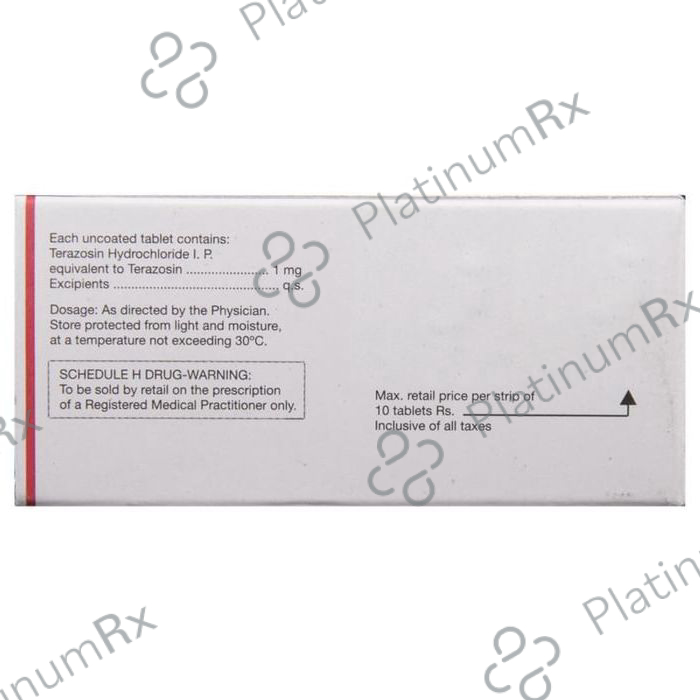 Hytrin 1mg Tablet 10s
