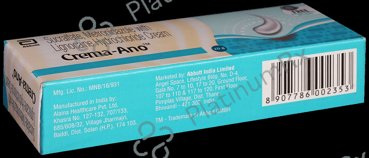 Crema Ano Rectal Cream 20gm