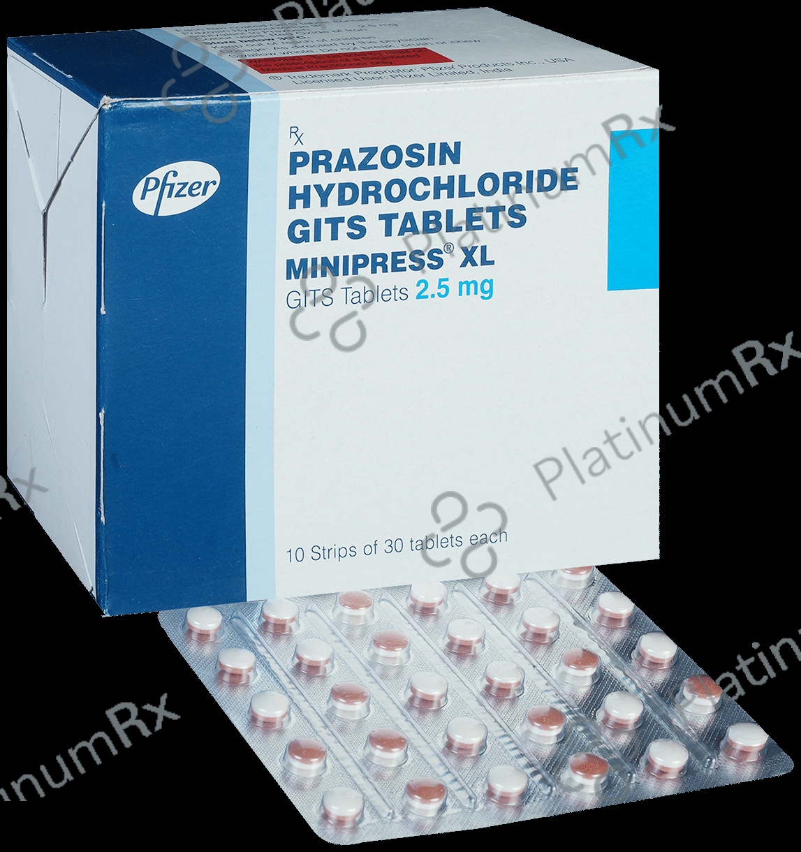 Minipress XL 2.5mg Tablet 30s