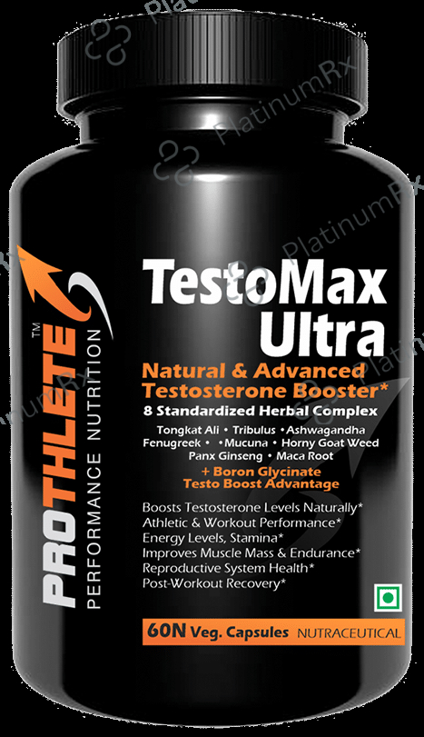 Prothlete Testomax Ultra Testosterone Booster Veg Capsule