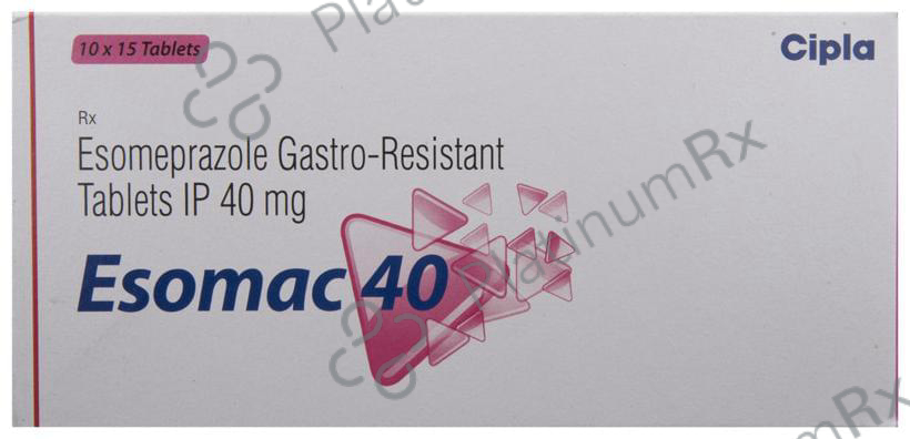 Esomac 40mg Tablet 15s