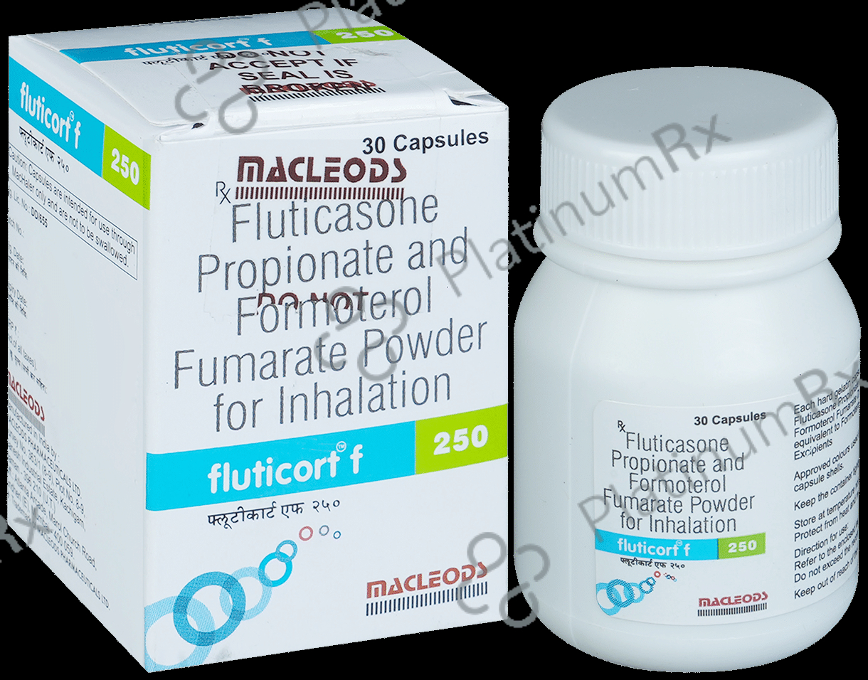 Fluticort F 250/6mcg Capsule 30s