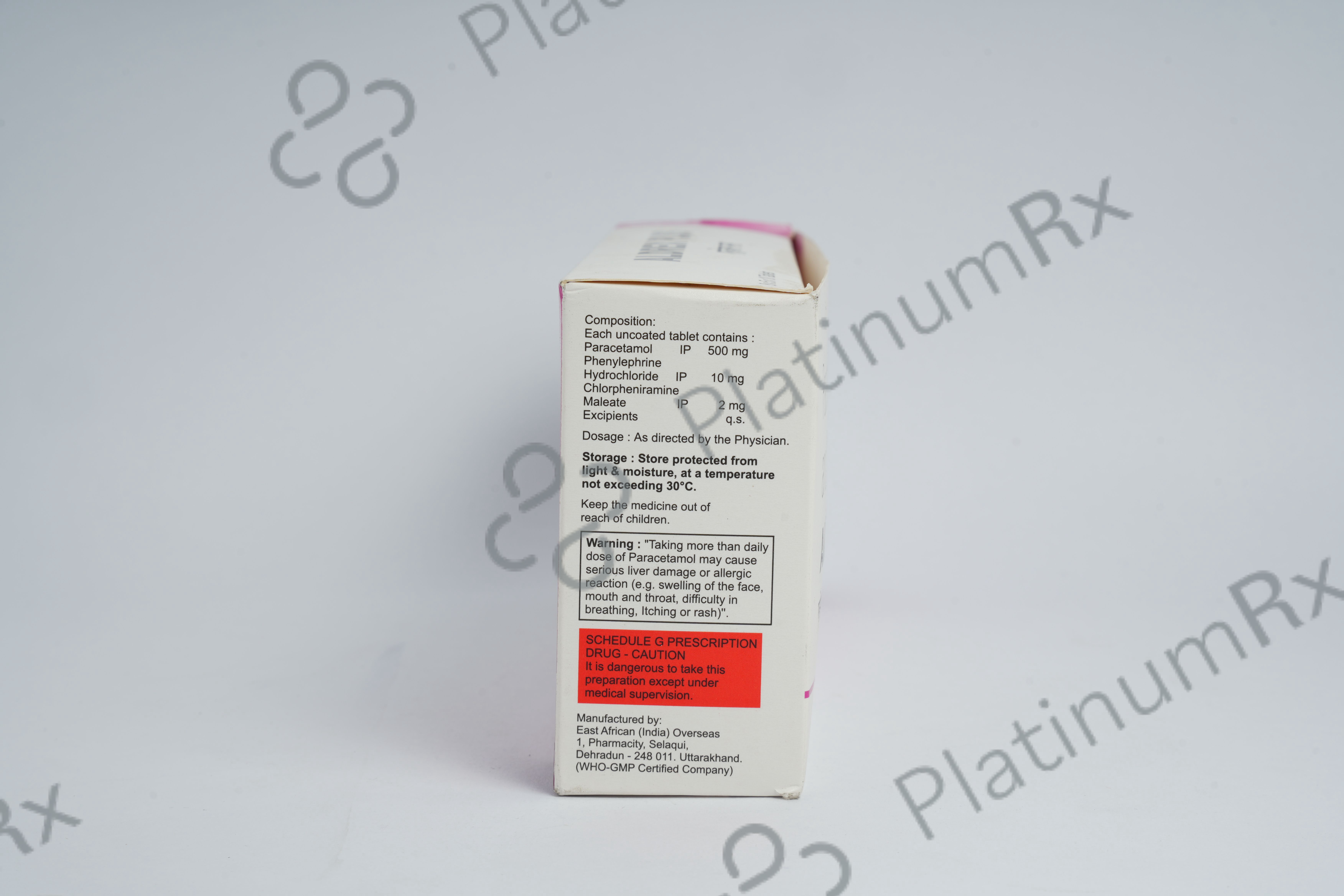 Aldrex Plus 2/500/10mg Tablet 10s