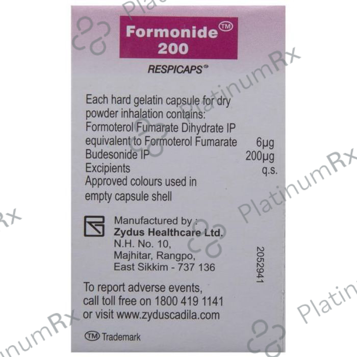 Formonide 200/60mcg Capsule 30s