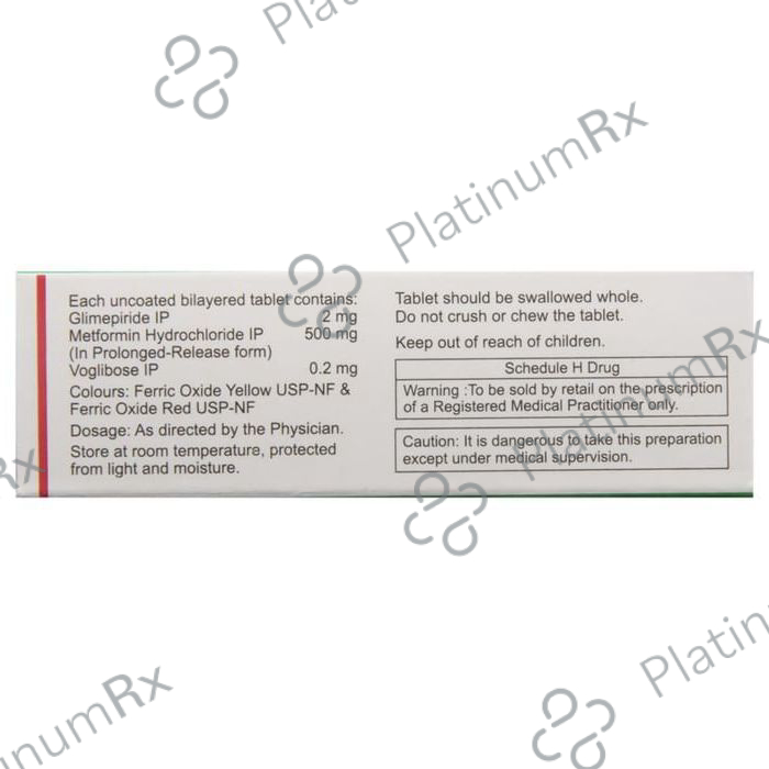 Glyree MV 2/500/0.2mg Tablet PR 10s