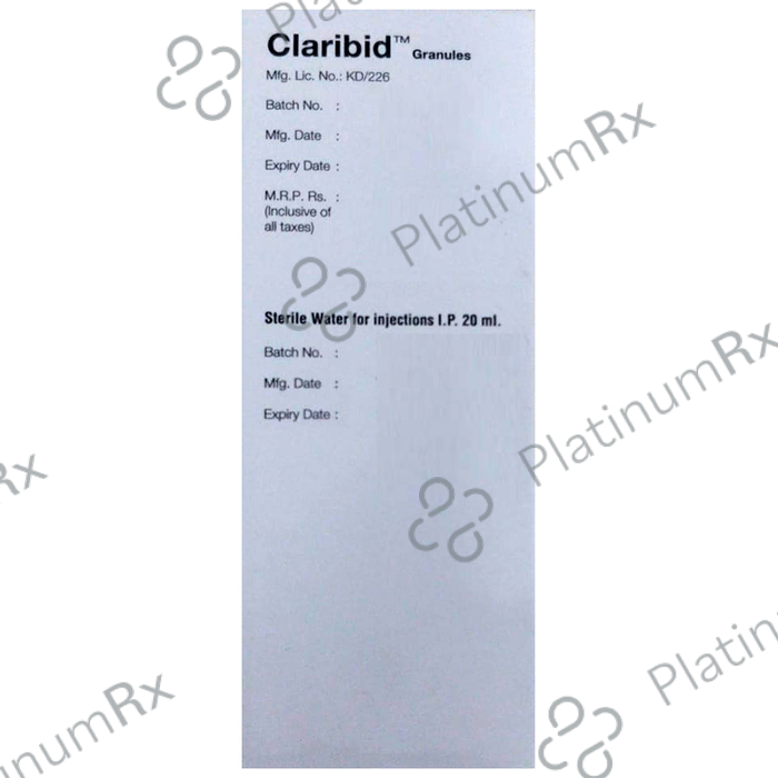 Claribid 125mg Oral Suspension 30ml