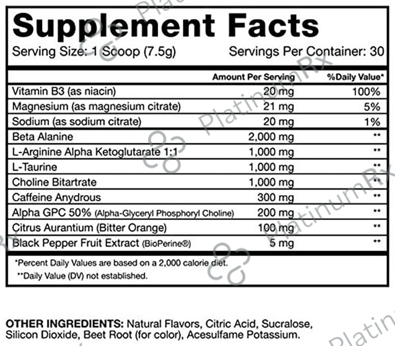 RSP Nutrition Dyno Explosive Pre-Workout Fruit Punch