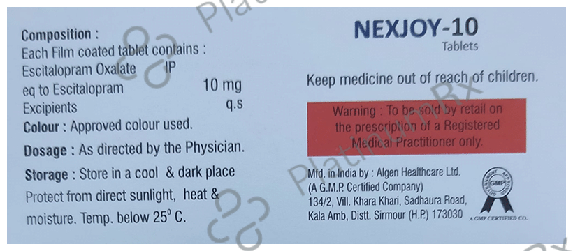 Nexjoy 10 Tablet
